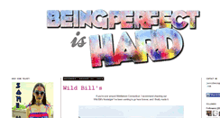 Desktop Screenshot of beingperfectishard.com